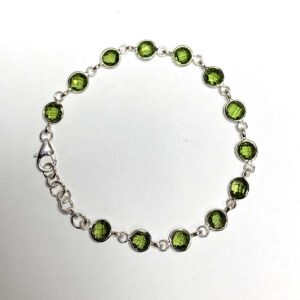 AB24 Peridot 6 mm rund briolett